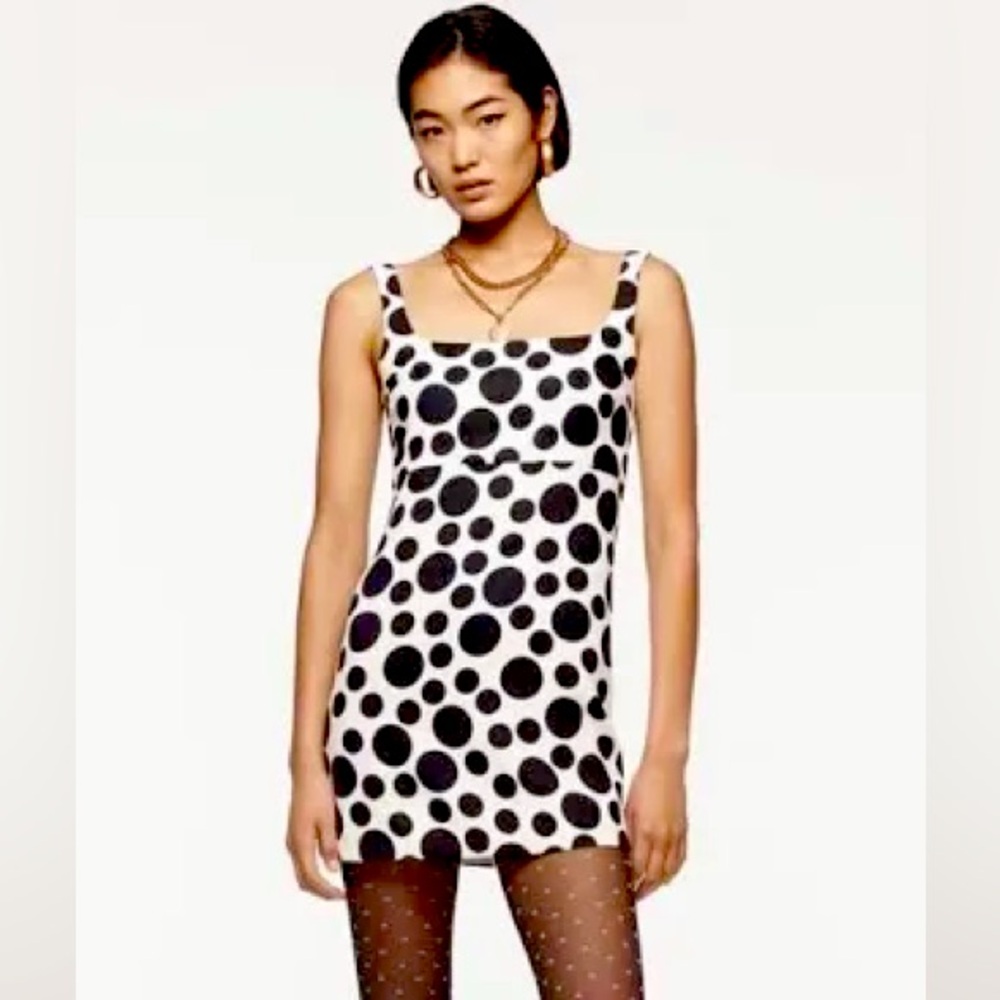 Zara polka dot mini dress